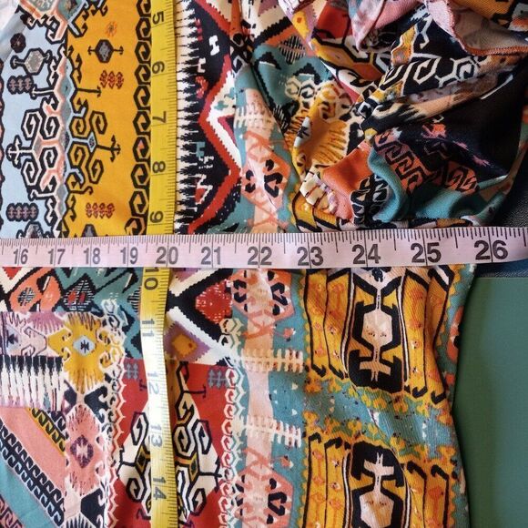 Robert Louis 3X Abstract Design Swing Dress/Tunic Countrycore Kitsch - Picture 3 of 7